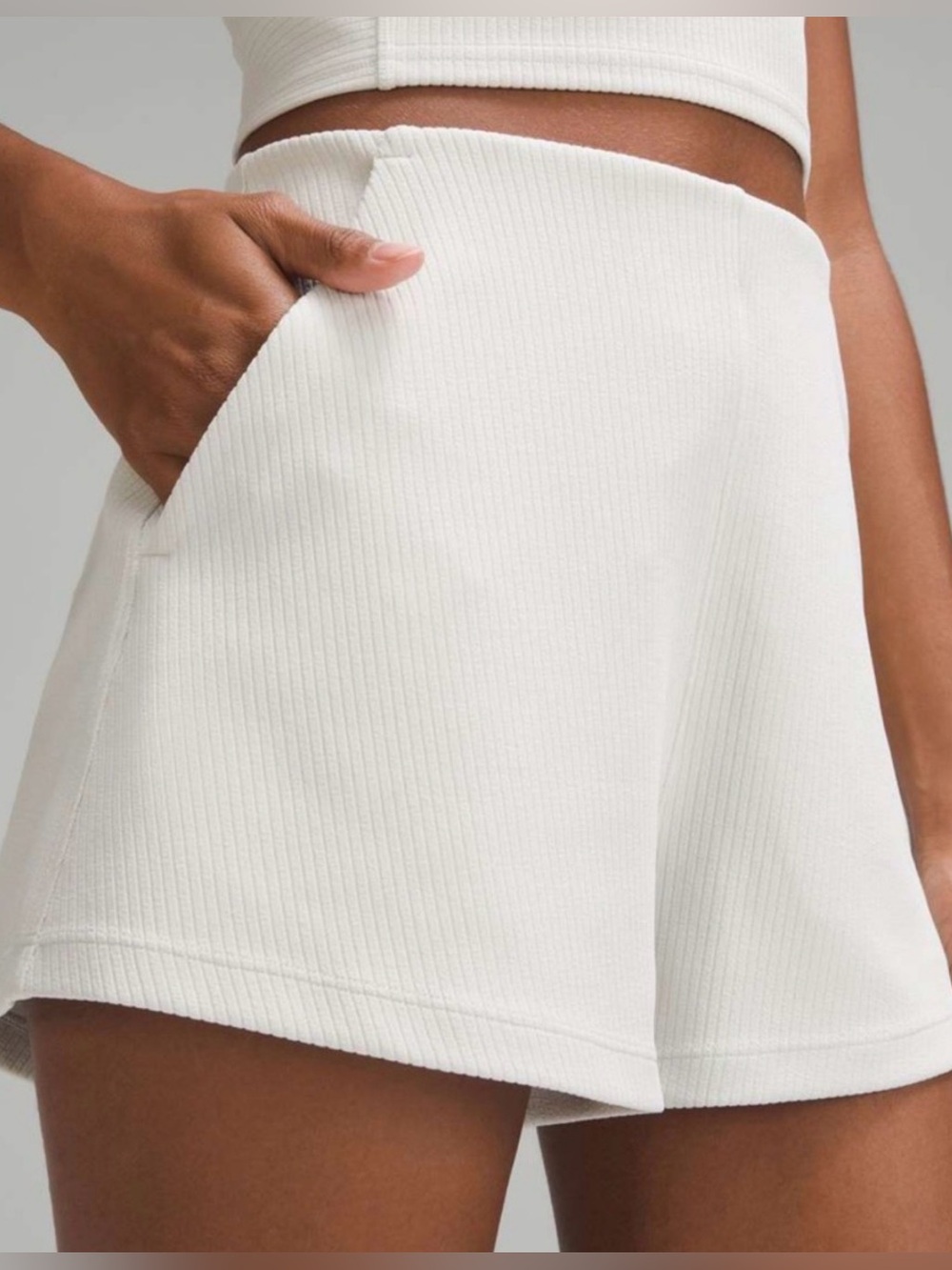 Lululemon softstream ribbed shorts